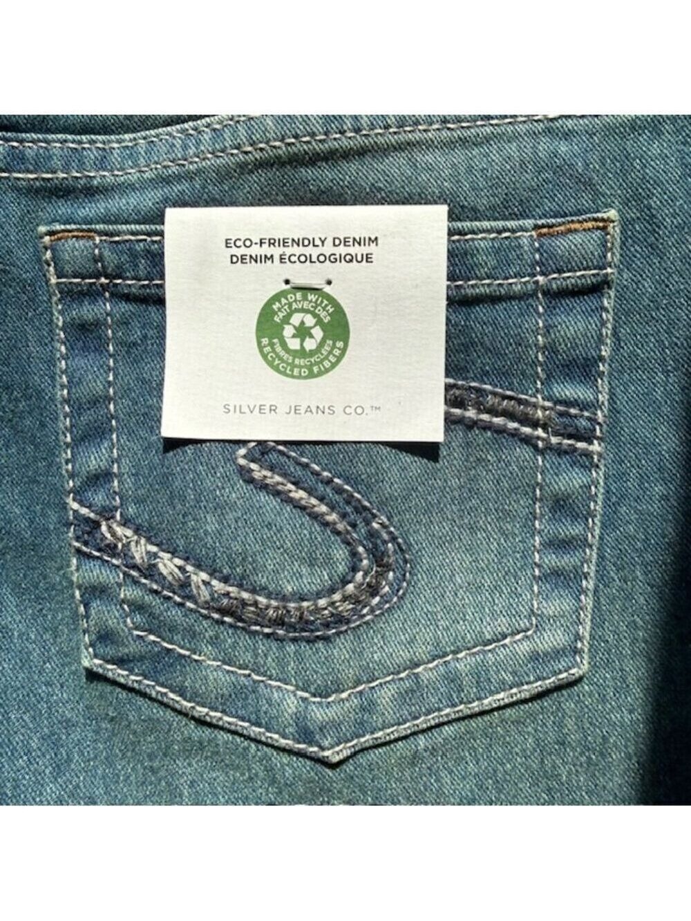 Silver Jeans Co Tammy Slim Bootcut Jeans Size 10 - Picture 12 of 16